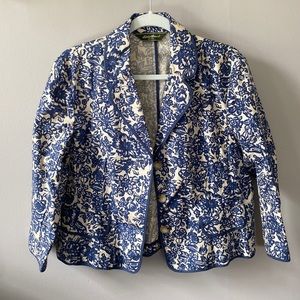 Floral blazer